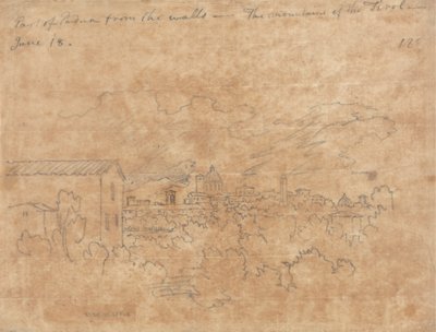 Parte de Padua desde las murallas de John Robert Cozens