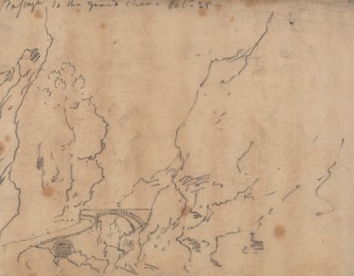 Pasaje a la Gran Cartuja de John Robert Cozens