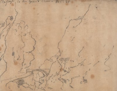 Pasaje a la Gran Cartuja de John Robert Cozens