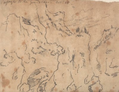 Paso a la Gran Cartuja, 25 de octubre de John Robert Cozens