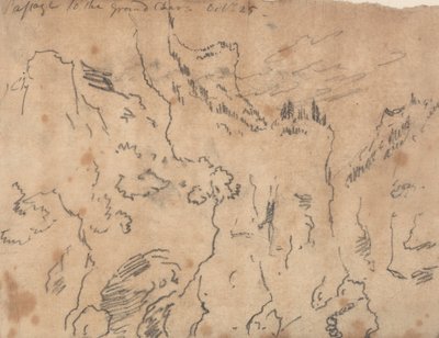 Paso a la Gran Cartuja, 25 de octubre de John Robert Cozens