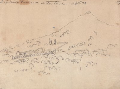 Santa Francesca en La Cava, 20 de septiembre de John Robert Cozens
