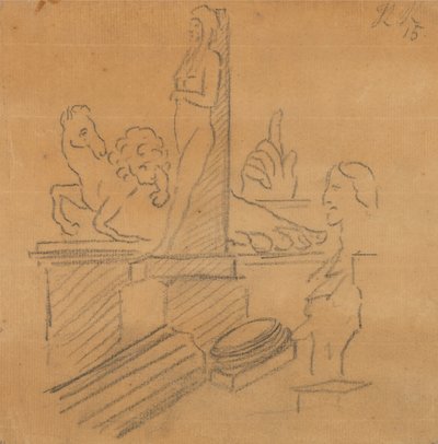 Estatuas y ruinas de John Robert Cozens