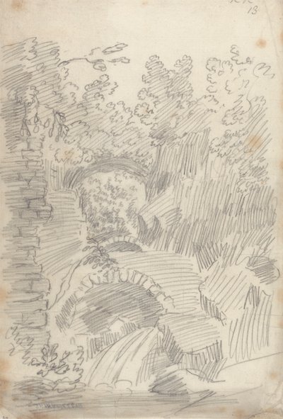Puente Terrano, Civita Castellana de John Robert Cozens