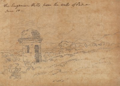 Las Colinas Euganeas de John Robert Cozens