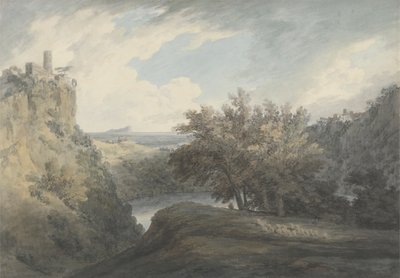 El Lago de Nemi, c.1783-85 de John Robert Cozens