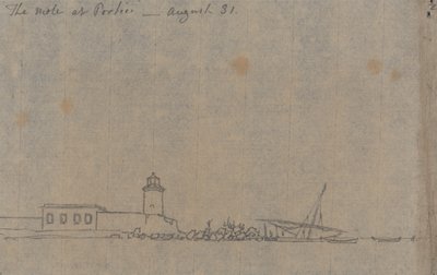 La Mole en Portici, 31 de agosto de John Robert Cozens