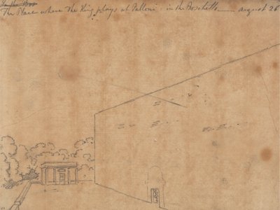 El lugar donde juega el Rey en Palloni de John Robert Cozens
