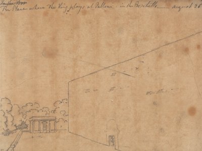 El lugar donde juega el Rey en Palloni de John Robert Cozens