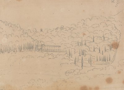 Vista de una villa de John Robert Cozens