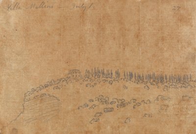 Villa Mellini, 1 de julio de John Robert Cozens