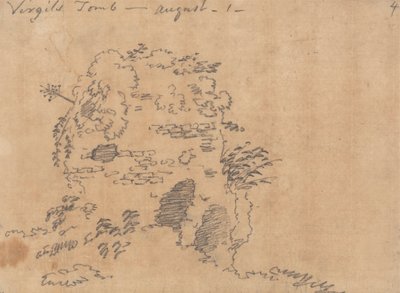 Tumba de Virgilio, 1 de agosto de John Robert Cozens