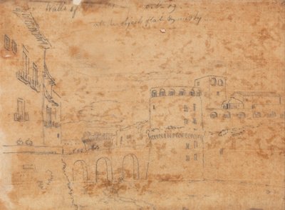 Murallas de Nápoles, 19 de octubre de John Robert Cozens