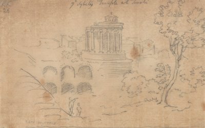 Templo de Ye Sybil en Tivoli de John Robert Cozens