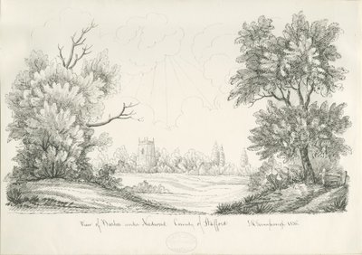 Barton under Needwood Village de John Robert Fernyhough