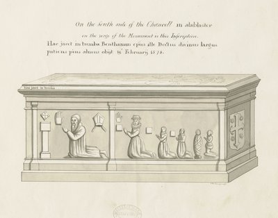 Iglesia de Eccleshall - Tumba del Obispo Bentham de John Robert Fernyhough