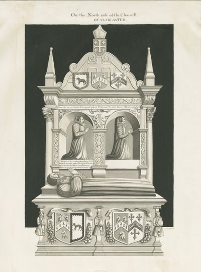 Iglesia de Eccleshall - Tumba del Obispo William Overton de John Robert Fernyhough