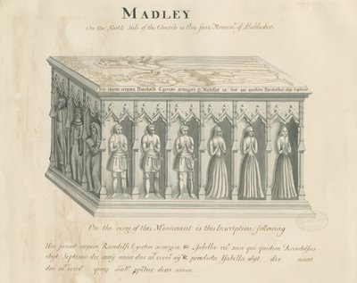 Iglesia de Madeley - Monumento a Randolf Egerton de John Robert Fernyhough