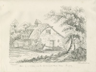 Cabaña cerca de Old Cannock Wood Forges en Rugeley de John Robert Fernyhough