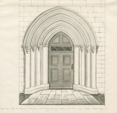 Iglesia de Uttoxeter - Puerta Sur de John Robert Fernyhough