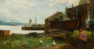 Remendando las Redes, Ardrishaig de John Robertson Reid