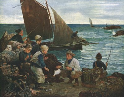Hijos del mar, c1912, c1930 de John Robertson Reid