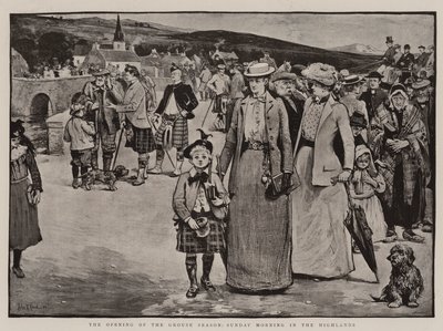La apertura de la temporada de urogallos, domingo por la mañana en las Tierras Altas de John Robertson Reid