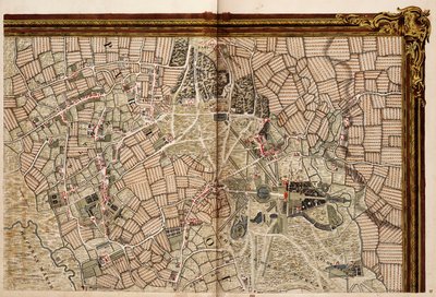 Mapa de Hackney, Waltham y Wanstead de John Rocque