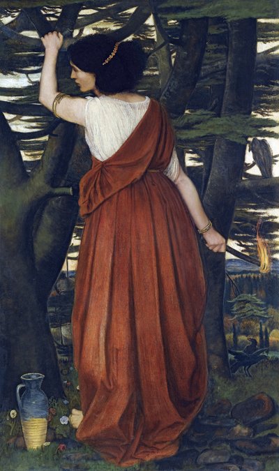 Rizpah, la hija de Aiah de John Roddam Spencer Stanhope