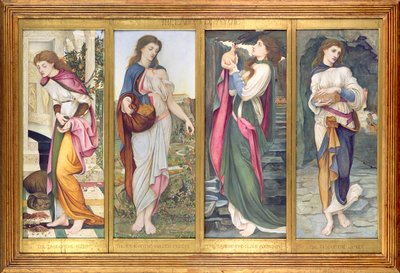 Los trabajos de Psique, 1873 de John Roddam Spencer Stanhope