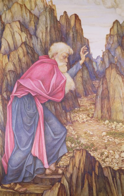 La visión de Ezequiel de John Roddam Spencer Stanhope