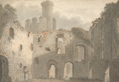 Castillo de Conway, vista del interior de John Roe of Warwick