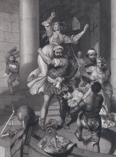 Rapto de las novias venecianas de John Rogers (after) Herbert
