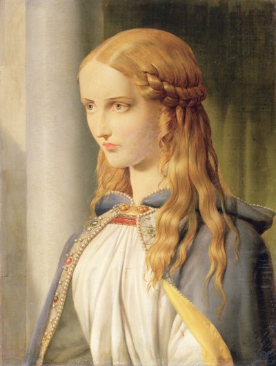 Cordelia desheredada (detalle) de John Rogers Herbert