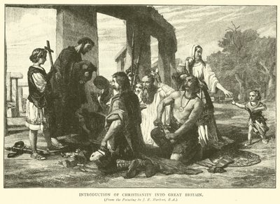 Introducción del cristianismo en Gran Bretaña de John Rogers Herbert
