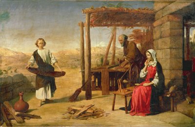 Nuestro Salvador sujeto a sus padres en Nazaret, 1860 de John Rogers Herbert