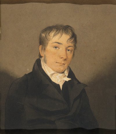 Retrato de hombre desconocido de John Rubens Smith