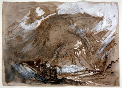 Valle alpino, c.1854 de John Ruskin