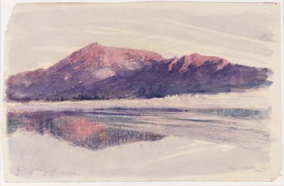 Amanecer en Coniston, 1873 de John Ruskin