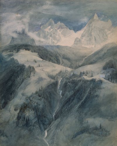 La Cascada de la Locura, Chamonix de John Ruskin