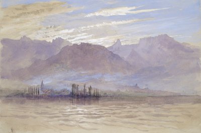 Mañana de primavera, con viento del noreste, en Vevey, mayo-junio de 1849 o 1 de mayo de 1869 de John Ruskin