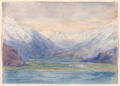 paisaje de montaña de John Ruskin