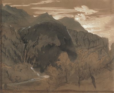 Paisaje montañoso de John Ruskin