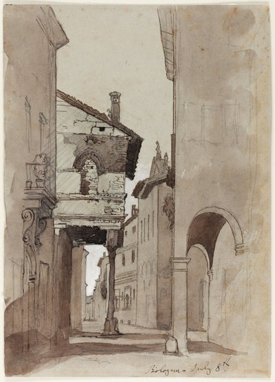 Calle en Bolonia de John Ruskin