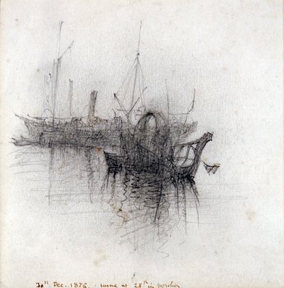 Estudio de embarcaciones de John Ruskin