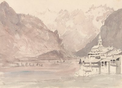 Paisaje de montaña suiza de John Ruskin