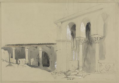 La Gran Plaza en Torcello, 1850 de John Ruskin