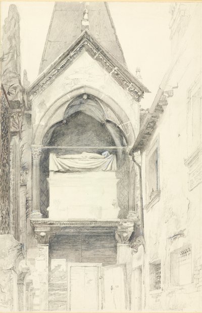 La tumba de Cangrande I della Scala, Verona de John Ruskin