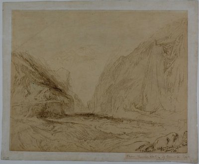Torrente en Tirol de John Ruskin