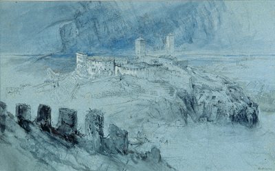 Vista de Bellinzona de John Ruskin